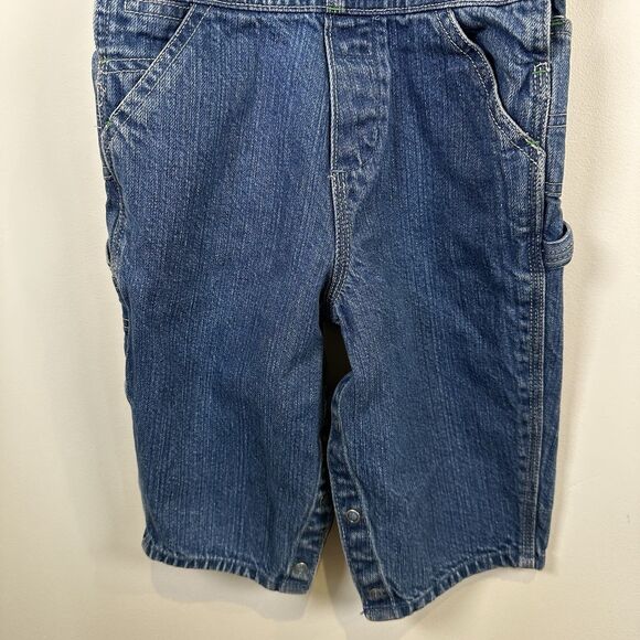 Oshkosh Bgosh Denim Overalls Vestbak Size 18 Months Jean Farm Carpenter Cotton - Picture 3 of 14